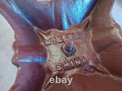 Vintage Cast Iron brown color Foot Table Base Stand 28 height