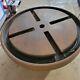 Vintage Cast Iron Drill Press Table Round Weighs 9 Lbs