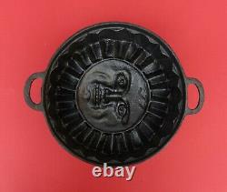 Vintage Cast Iron sun pan Sun mold baking pan (# 13795)
