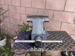 Vintage Craftsman 4 1/2'' Jaw Swivel Anvil Vise, With Pipe Grips 26 Lbs, USA Vice