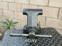 Vintage Craftsman 4'' Jaw Swivel Anvil Vise, With Pipe Grips 25 Lbs Vice