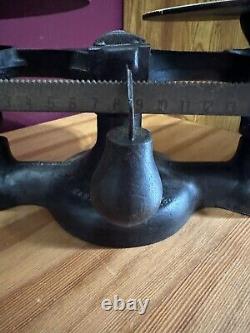 Vintage Detecto Cast Iron Balance Scale No 2 Made New York 10 Lbs Capacity Read