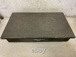 Vintage DoAll Co. Cast Iron Surface Inspection Plate 24x14 Nice Shape 130lb