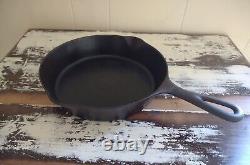 Vintage Favorite Piqua Ware Smiley Logo Cast Iron No. 6 Skillet with Heat Ring