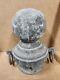 Vintage Finial Post Top Hitching Cast Iron Cannon Ball Pole Antique Rings 10lbs