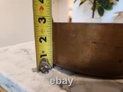 Vintage French Copper Saute Pan 9.5 Cast Iron Handle France 7 lbs Thick With Lid