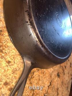 Vintage GRISWOLD #12 719B Small Block Logo Heat Ring Cast Iron Skillet ERIE PA