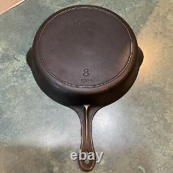 Vintage GRISWOLD(1504) PURITAN 10 CAST IRON SKILLET HEAT RING Level Restored