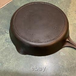 Vintage GRISWOLD(1504) PURITAN 10 CAST IRON SKILLET HEAT RING Level Restored