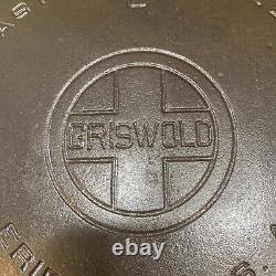 Vintage GRISWOLD #8 Cast Iron Skillet Large Logo 704 L Lye Cleaned Sets Level
