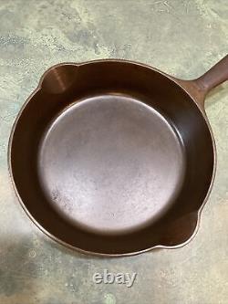 Vintage GRISWOLD Cast Iron SKILLET # 5 Small Block Logo Erie, PA Sets Level