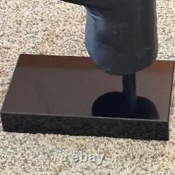 Vintage Global Views Cast Iron Hand on Marble Base MASSIVE 23 lbs RARE