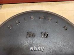 Vintage Griswold Big Block Cast Iron Tite-top Dutch Oven LID # 10 2553 A Euc