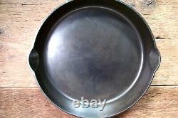 Vintage Griswold Big Block Logo Cast Iron Skillet # 12 719 Inset Heat Ring Vguc