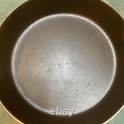Vintage Griswold Cast Iron Chrome/Nickel Plate #8 704 B Level Cleaned/Seasoned