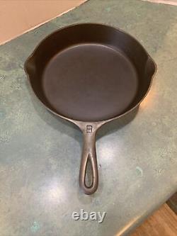 Vintage Griswold Cast Iron Nickel Plated #8 704 P Level Cleaned/Seasoned
