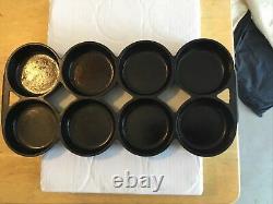 Vintage Griswold No 8 (946) Cast Iron MUFFIN / GEM / BISCUIT PAN EXCELLENT