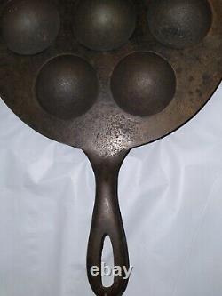 Vintage Griswold VERY RARE #963 Cast Iron Danish Cake Pan no 31
