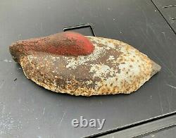 Vintage Heavy Cast Iron Sink Box Sleeping Duck Decoy 11LB