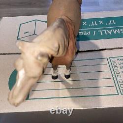 Vintage Horse Doorstop Cast Iron 3lbs. 1.1 oz. 10.5 long x 7.5 tall EDW11