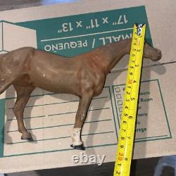 Vintage Horse Doorstop Cast Iron 3lbs. 1.1 oz. 10.5 long x 7.5 tall EDW11