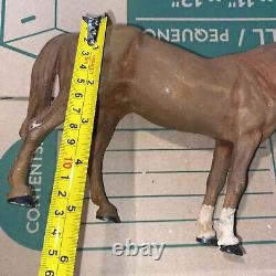 Vintage Horse Doorstop Cast Iron 3lbs. 1.1 oz. 10.5 long x 7.5 tall EDW11