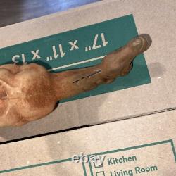 Vintage Horse Doorstop Cast Iron 3lbs. 1.1 oz. 10.5 long x 7.5 tall EDW11