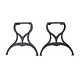 Vintage Industrial Ductile Cast Iron Table Legs Set Of 2