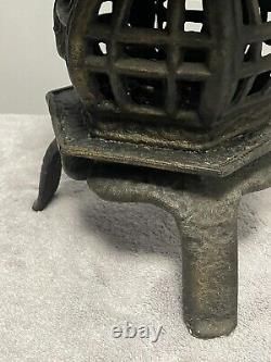 Vintage Japanese Cast Iron Pagoda Garden Lantern Weights Over 9LBS
