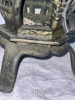 Vintage Japanese Cast Iron Pagoda Garden Lantern Weights Over 9LBS