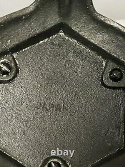 Vintage Japanese Cast Iron Pagoda Garden Lantern Weights Over 9LBS