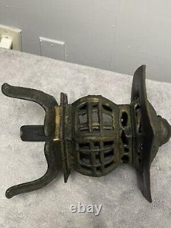 Vintage Japanese Cast Iron Pagoda Garden Lantern Weights Over 9LBS