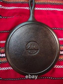 Vintage LODGE #8 Cast Iron CHICKEN FRYER DEEP SKILLET WithLid Restored Sits Flat