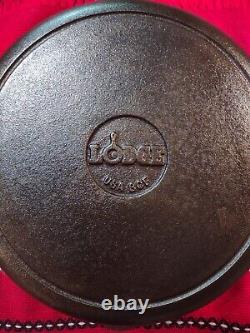 Vintage LODGE #8 Cast Iron CHICKEN FRYER DEEP SKILLET WithLid Restored Sits Flat