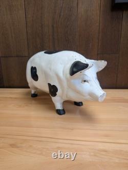 Vintage Large Cast Iron 17 Pig Door Stop Garden Decoration 22lbs