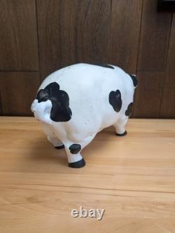 Vintage Large Cast Iron 17 Pig Door Stop Garden Decoration 22lbs