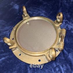 Vintage Large Cast Iron Bronze Brass Port Hole Ship Window 14 30 Lbs