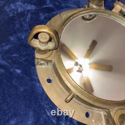 Vintage Large Cast Iron Bronze Brass Port Hole Ship Window 14 30 Lbs