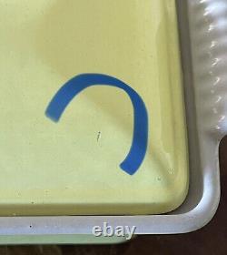 Vintage Le Creuset Yellow Enameled Cast Iron 1 1/2 Qt. Covered Loaf Terrine #28