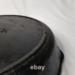 Vintage Lodge #10 Sk D 1 Triple Notch Heat Ring Cast Iron Skillet With LID 12