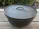 Vintage Lodge #12 Co D Cast Iron Camp Dutch 3 Footed Oven Withlid 18 Lb