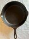 Vintage Lodge Cast Iron Skillet Arch Logo No Notch Raised No 8 Fry Pan Smooth