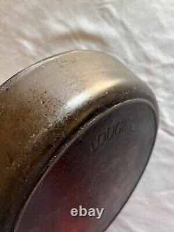 Vintage Lodge Cast Iron Skillet Arch Logo No Notch Raised No 8 Fry Pan Smooth
