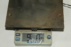 Vintage Machinist Cast Iron Surface Inspection Plate 8 X 8 9 lbs