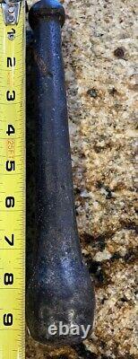 Vintage Mortar Pestle Apothecary Druggist Chemist Medical Cast Iron 11 Lbs
