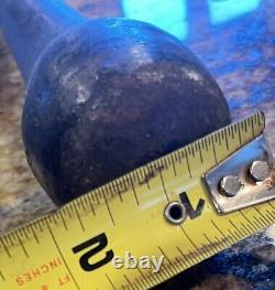 Vintage Mortar Pestle Apothecary Druggist Chemist Medical Cast Iron 11 Lbs