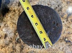 Vintage Mortar Pestle Apothecary Druggist Chemist Medical Cast Iron 11 Lbs