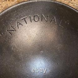 Vintage National #8 Cast Iron Skillet Heat-ring Impeccable Restoration