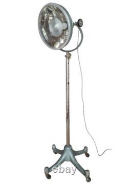 Vintage Rare Tallest 100´´ Adjustable Industrial Floor Lamp Cast Iron 65 Lbs