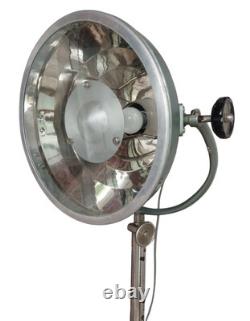 Vintage Rare Tallest 100´´ Adjustable Industrial Floor Lamp Cast Iron 65 Lbs